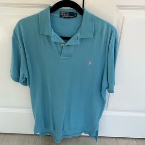 Ralph Lauren, men’s polo shirt, size small, light blue